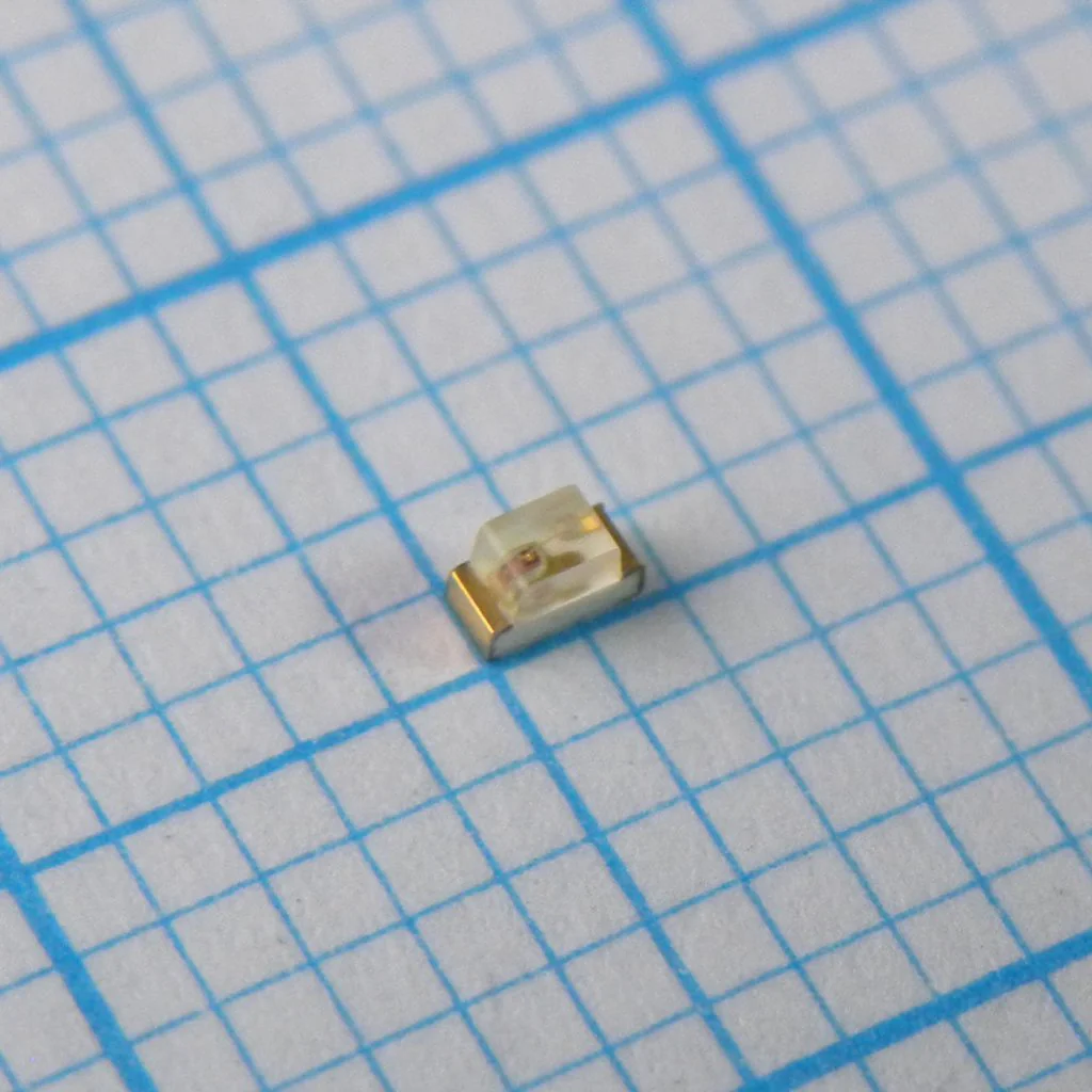 KP-1608EC - Светодиод smd 1,6х0,8мм/красный/625нм/4-12мкд/прозрачный/120°