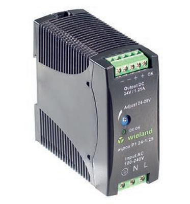 Блок питания WIPOS P1 24-2.5 - Источник питания, однофазный, 24 V / 2,5 A, 35 W; диапазон входных напряжений: 85 – 264 V AC; габариты (мм): ширина x высота x глубина: 40.5 x 90 x 114; вес 0,36 кг; монтаж: на DIN рейку, температура окружающей среды –40°C…+