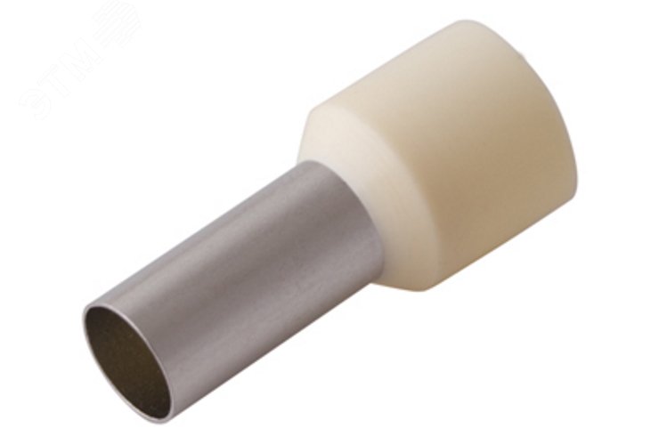 Наконечник штыревой втулочный изолированный F-12 мм 16 мм2 (НШВи 16-12) слоновая кость 08-0832