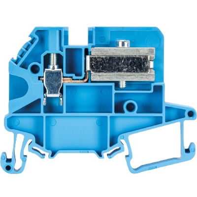 Клемма WT 4 NT - Клемма отключения нейтрали, тип фиксации провода: винтовой, номинальное сечение: 4 мм кв., 32A, 400V, ширина: 6 мм, цвет: зеленый, тип монтажа: DIN 35