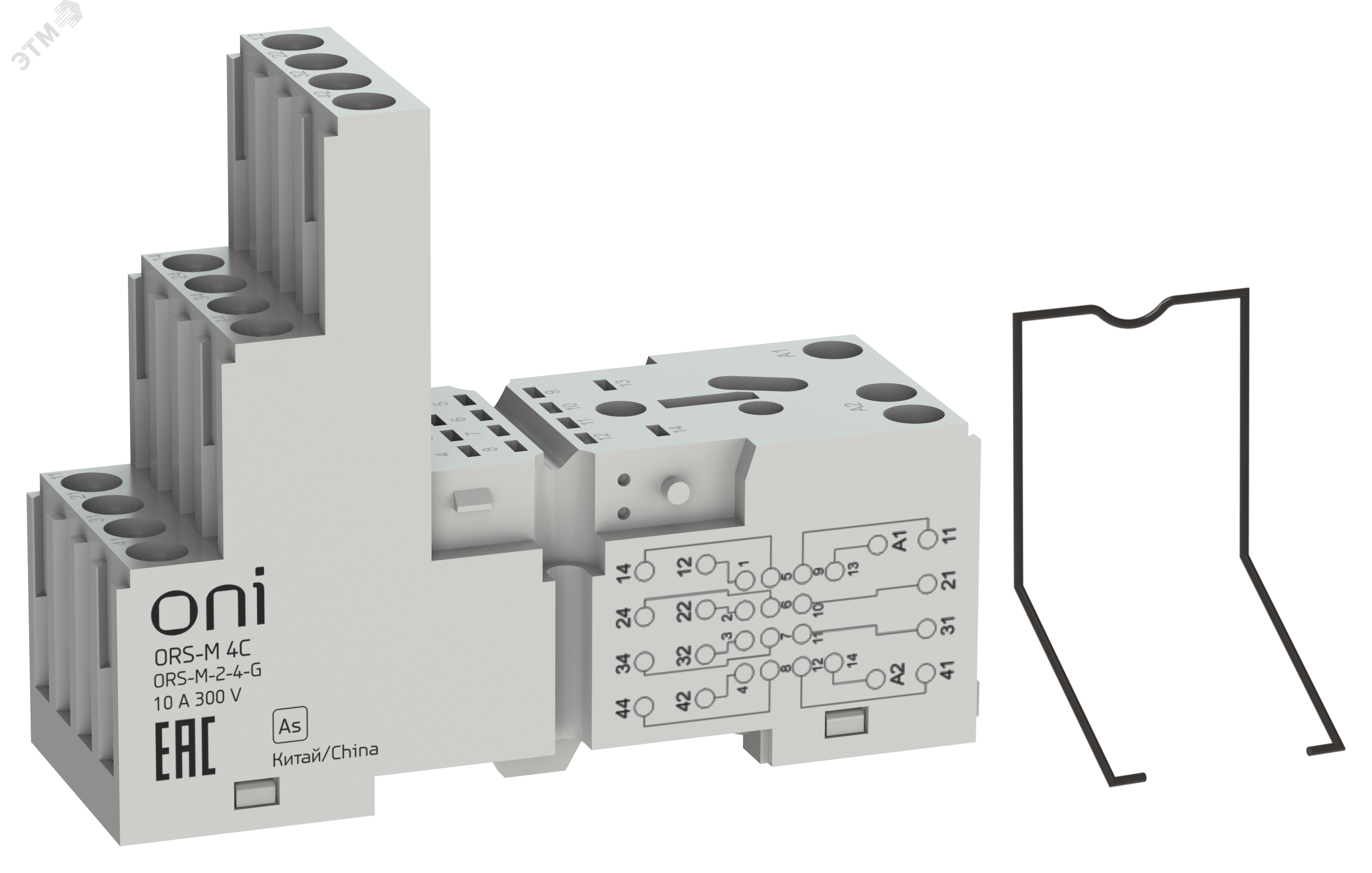 Розетка тр-хъярусная ORS-M для реле ORM 2C ORS-M-2-2-G