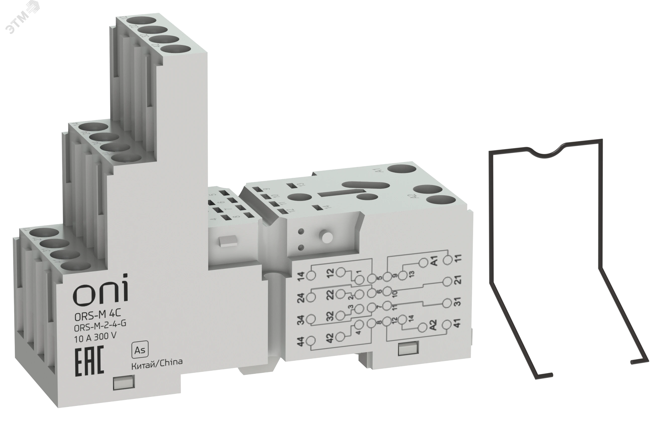 Розетка тр-хъярусная ORS-M для реле ORM 2C ORS-M-2-2-G