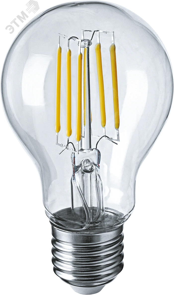 Лампа светодиодная LED 6вт Е27 белый FILAMENT 20446