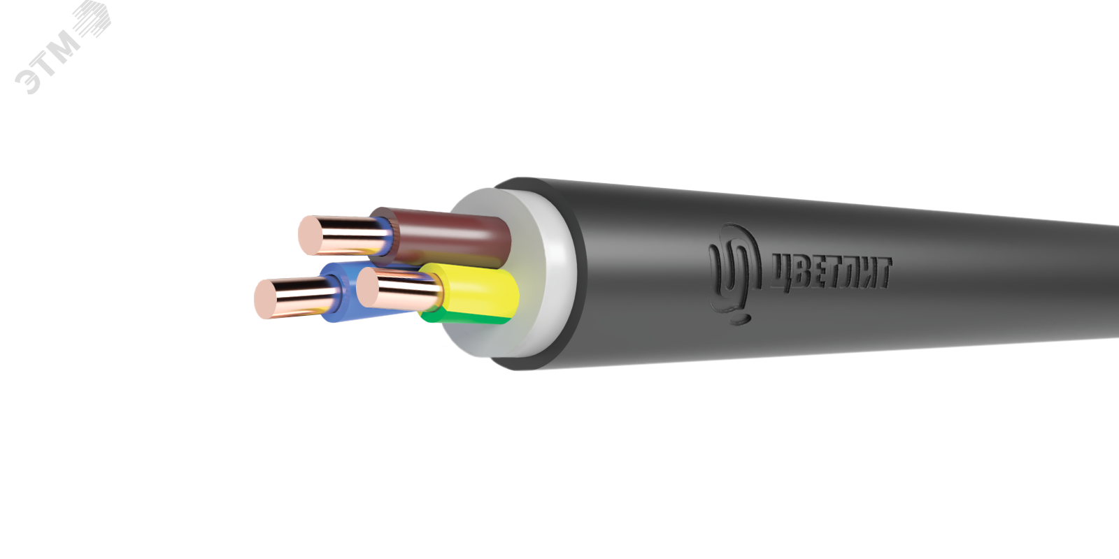Кабель ППГнг(А)-HF 3х1.5 ОК (N PE) 0.66кВ (м) 00-00140591