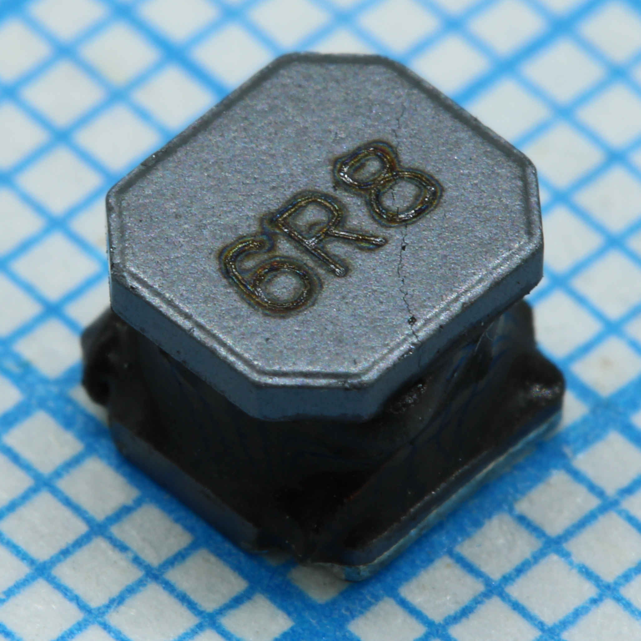 SRN5040-6R8M - Индуктивность SMD силовая полуэкранированная проволочная 6.8мкГн ±20% 100кГц 15Q-Фактор феррит 2.3A