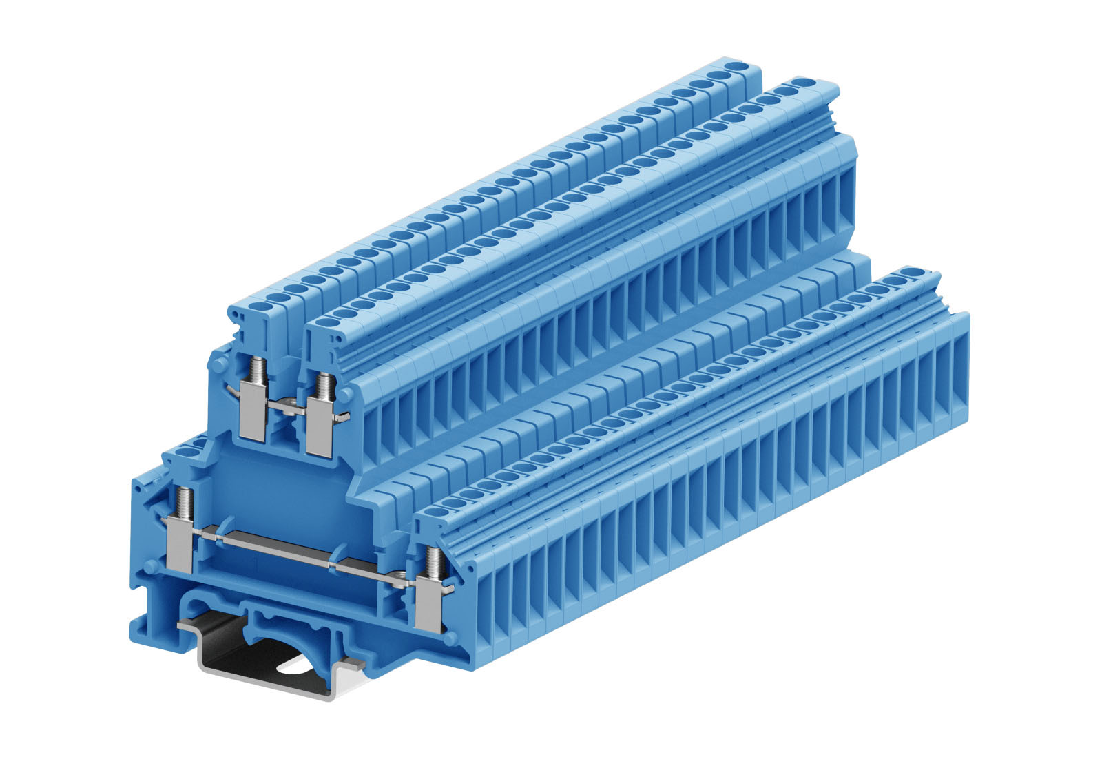 Этажная клемма 310924 - Этажная клемма, UKD10, тип фиксации провода: винтовой, номинальное сечение: 10 мм кв., 57A, 500V, ширина: 10 мм, цвет: синий, тип монтажа: DIN 35