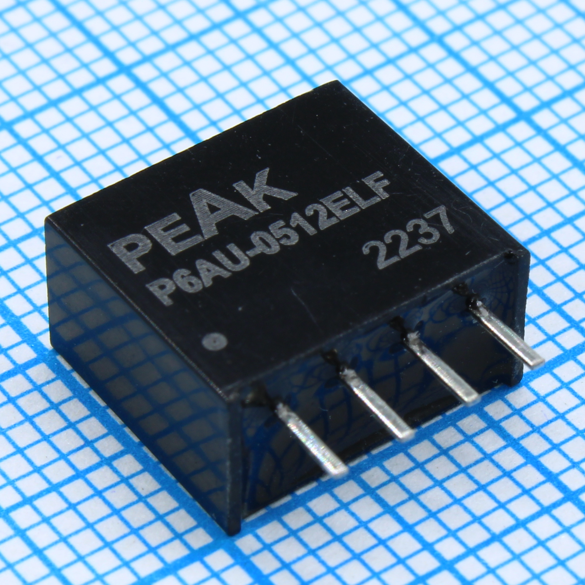 P6AU-0512ELF - Преобразователь DC/DC на печатную плату 1Вт вход 4.5-5.5В выход: 12В/100мА