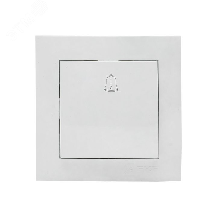 Валенсия кнопка звонка 10А белая PROxima EWV10-026-10