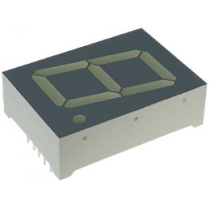 SA10-21EWA - 1 разрядный индикатор 25,4мм/красный/625нм/4.7-16мкд/ОА