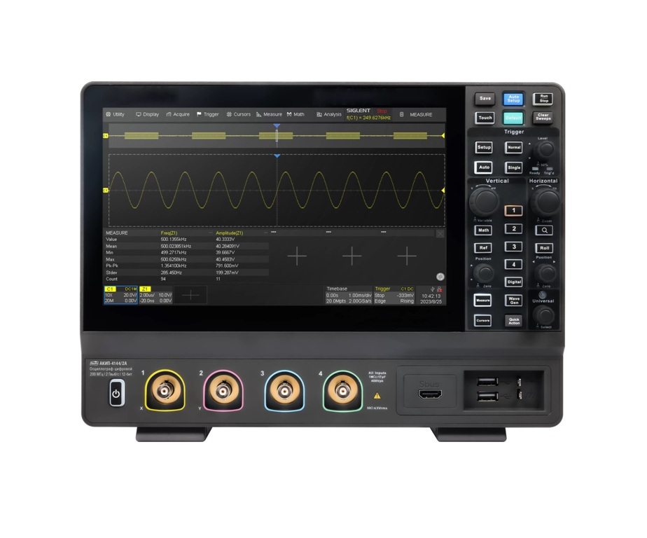 АКИП-4144/1 - Осциллограф цифровой, 2 канала x 100МГц