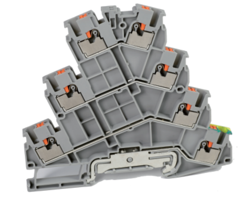 Заземляющая клемма UJ6-2.5JD/3L - Заземляющая клемма, тип фиксации провода: push-in, номинальное сечение: 2,5 мм кв., ширина: 5,2 мм, цвет: желто-зеленый, тип монтажа: DIN 35