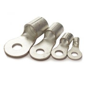 Наконечник кольцевой, НК 95-8, 101892 - Кабельный наконечник, кольцевой, медь, НК 95-8 (сечение проводника 70 - 95 мм кв., внутренний диаметр кольца 8 мм), неизолированный, в упаковке 20 штук