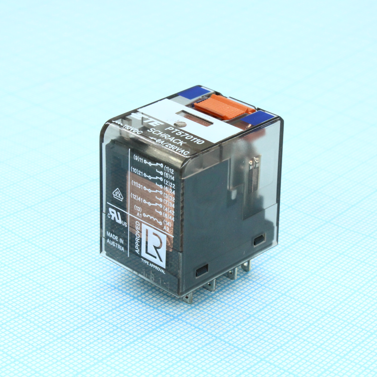 8-1419111-3 - Силовое реле катушка 110В 4 группы на переключение 6А/240В