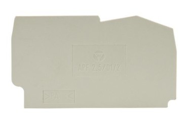 Крышка бок. APF 2,5/D 1/2 GRUN - Крышка боковая, для клемм WKF 2,5/D1/2..., цвет: зеленый