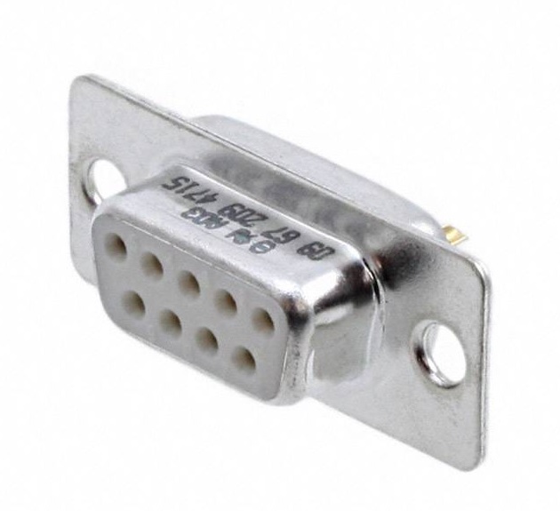 09672094715 - Разъем D-Sub (розетка) на плату 9 контактов