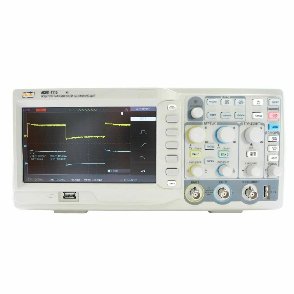 АКИП-4115/2А - Осциллограф цифровой, 2 канала x 40МГц