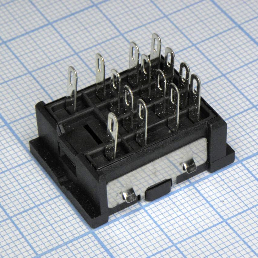 OD07-0021A(PY-14-02, PY-14) - розетка для TRY-4C, под пайку
