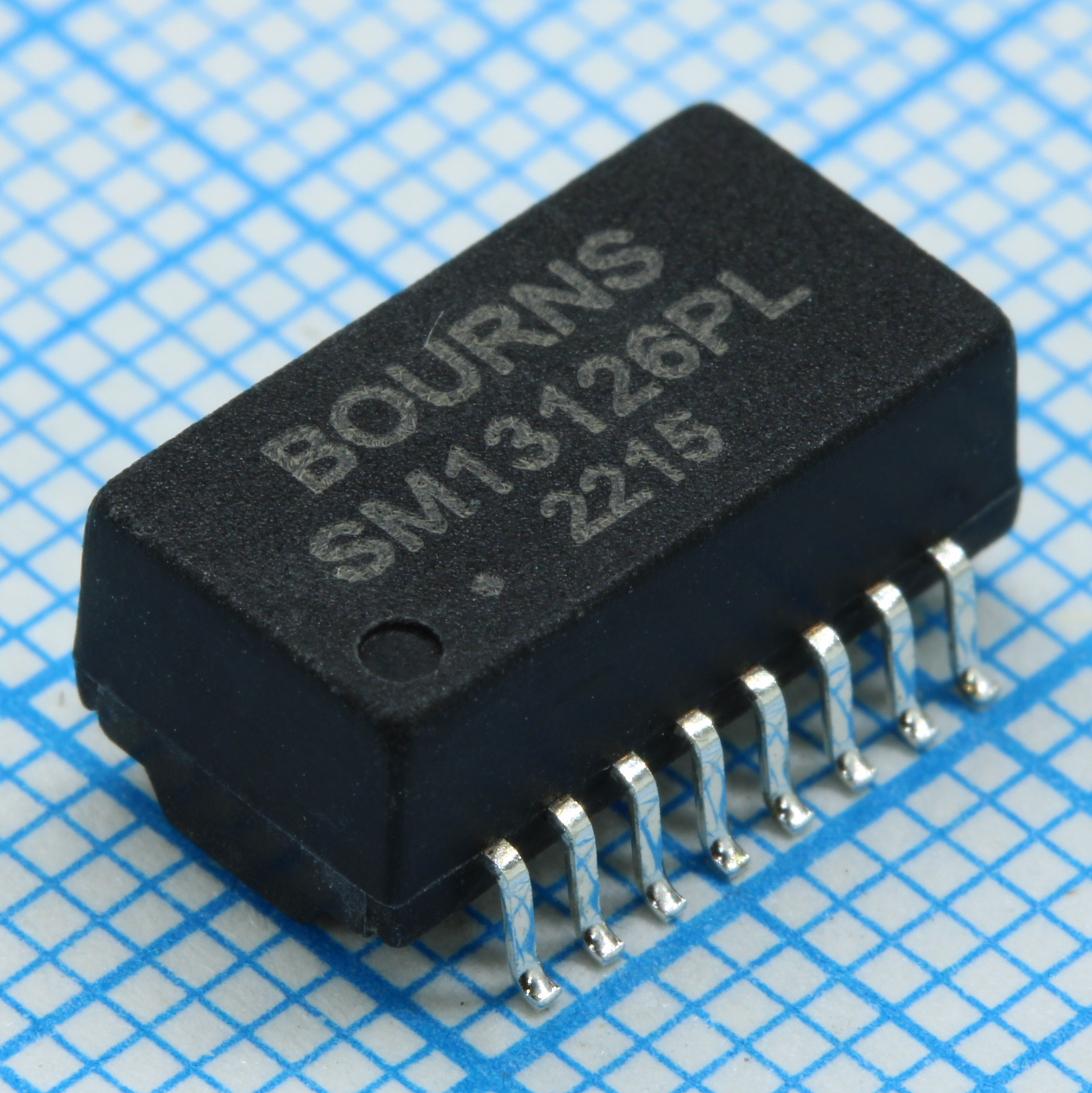 SM13126PEL - Телекоммуникационный трансформатор 1:1 0.8Ом первичн. 1Ом вторичн. 16 выводов для поверхностного монтажа