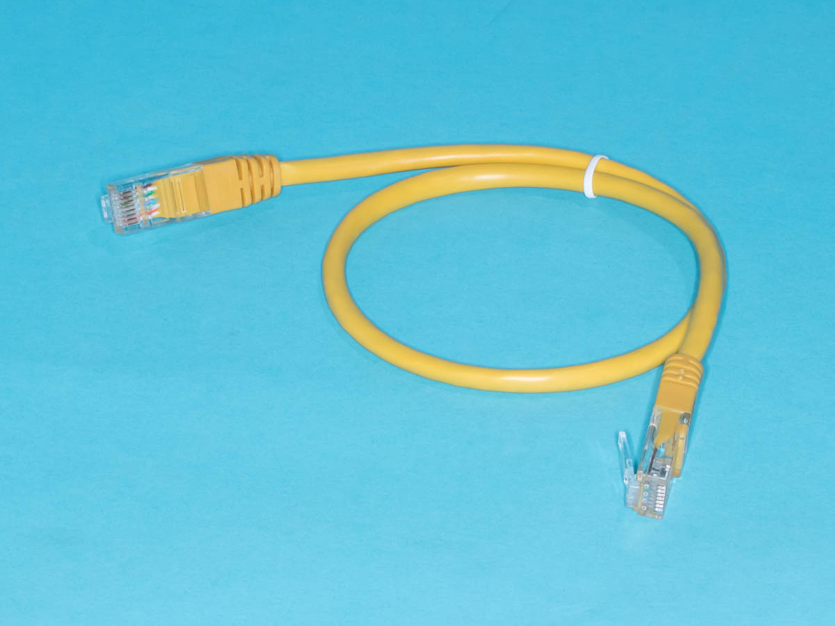 SC03-8P8C0.5-Y - Патч-корд кат.5е, 0,5м, желтый