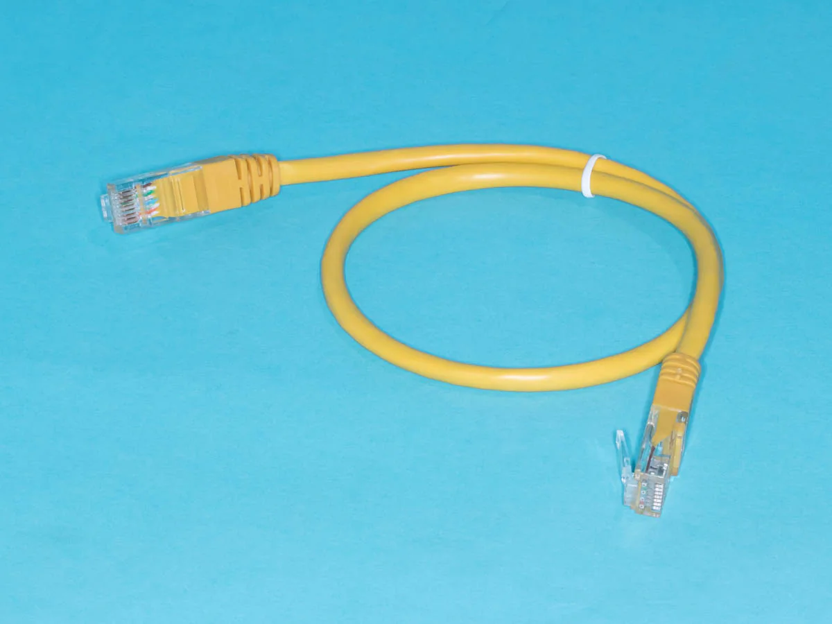 SC03-8P8C0.5-Y - Патч-корд кат.5е, 0,5м, желтый