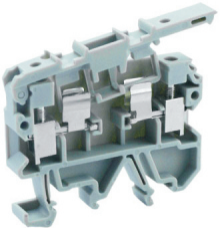 Предохранительная клемма UKHV-2.5RD - Предохранительная клемма, 5X25, тип фиксации провода: винтовой, номинальное сечение: 2,5 мм кв., до 6,3A, 1000V, ширина: 8 мм, цвет: серый, тип монтажа: DIN 35