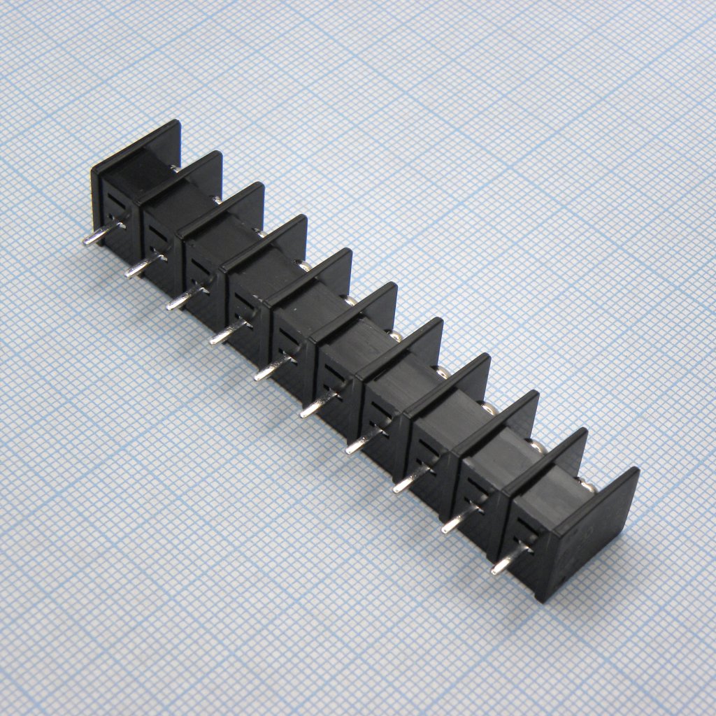 DG25C-B-10P-13-00A(H) - Барьерный клеммный блок 10 контактов. Серия DG25C-B