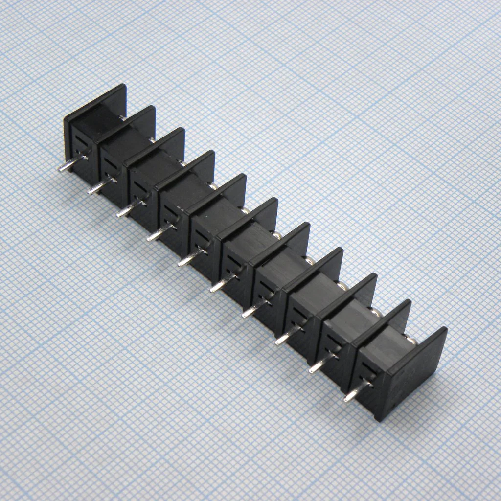 DG25C-B-10P-13-00A(H) - Барьерный клеммный блок 10 контактов. Серия DG25C-B