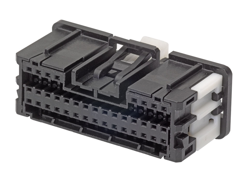 349590385 - Разъем трехрядный (розетка) угловой на кабель