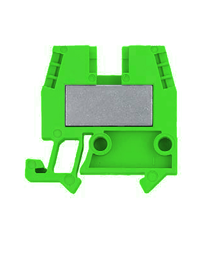 Клемма WKM 4/15 GRUN - Проходная клемма, тип фиксации провода: винтовой, номинальное сечение: 4 мм кв., 32A, 500V, ширина: 6 мм, цвет: зеленый, тип монтажа: DIN 15