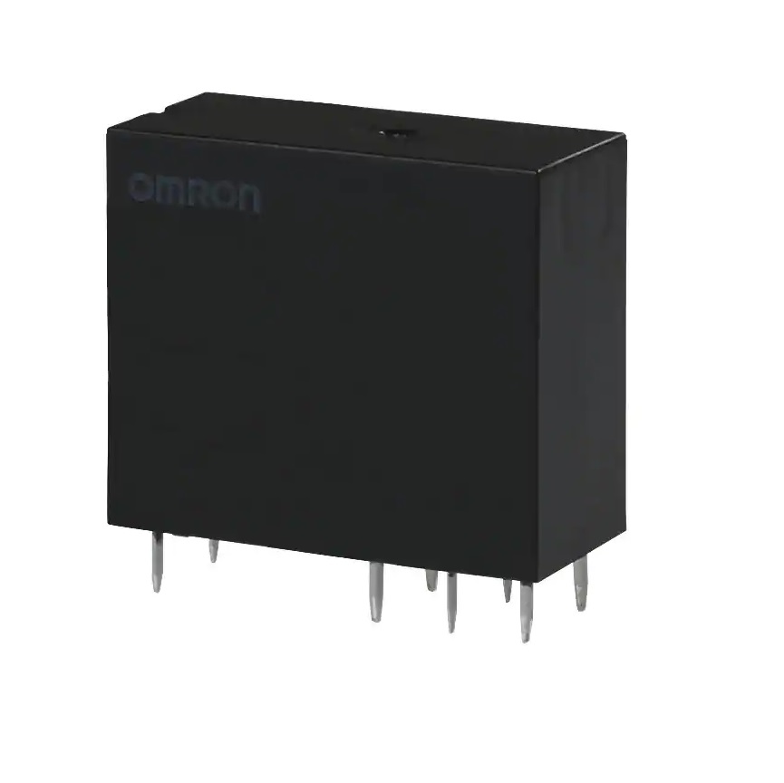 G2R-24-24DC - Реле силовое 5А две контактных группы на переключение катушка 24В (29x13.5x25.5)мм монтаж в отверстие