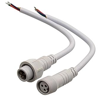 3PIN WP L=40 D=21.5MM 3*0.3MM2 - Разъем герметичный 3pin WP L=40 D=21.5 мм 3*0.3 мм2, 3 контакта