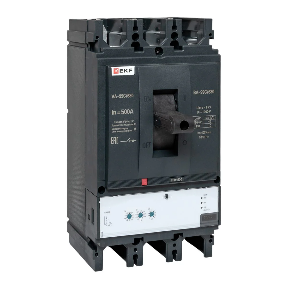Выключатель автоматический ВА-99C (Compact NS) 630/500А 3P 45кА EKF PROxima(кр.1шт)