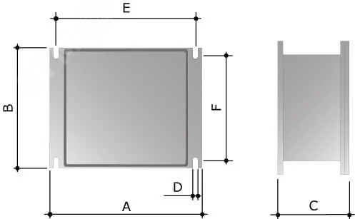 Коробка ответвительная алюминиевая окрашенная, IP66/IP67, RAL9006, 154х129х58мм 65302