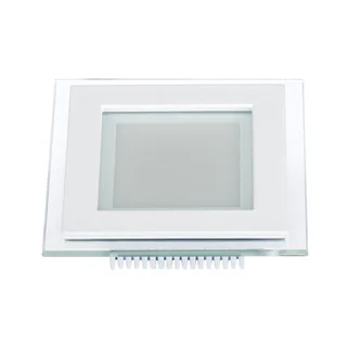 Светодиодная панель LT-S96x96WH 6W Day White 120deg 014934 - Стеклянная квадратная панель 6Вт / ДНЕВНОЙ 4000-4500K / 430лм / 120°. Размер 96x96x40мм (в отверстие 75x75мм). Корпус белый. Питание от сети 230VAC, драйвер в комлекте 300mA 15-25V. Диапазон раб