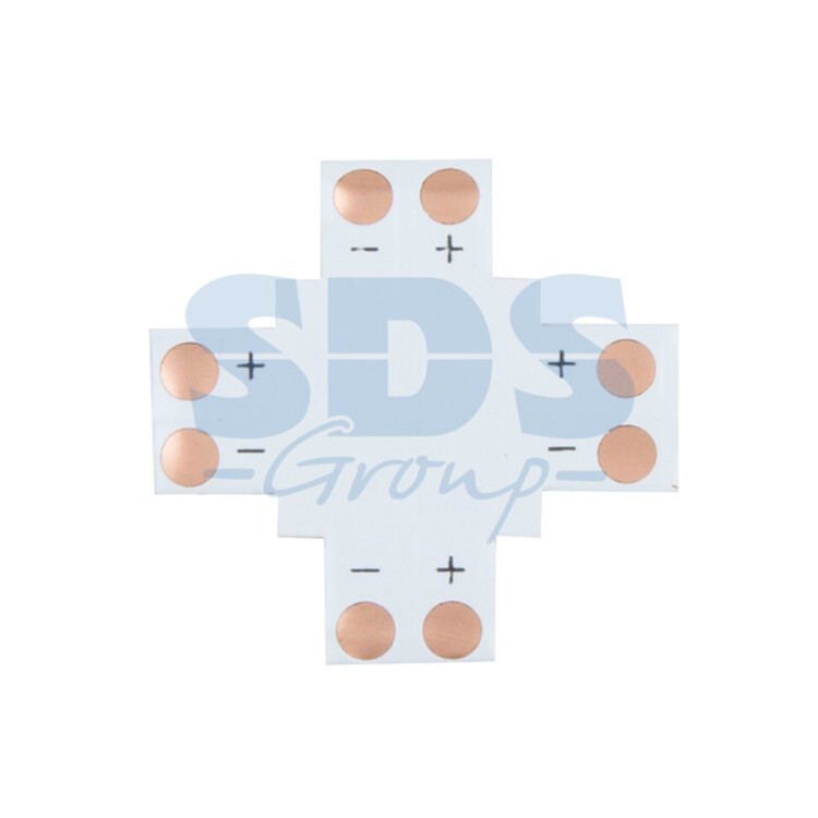 Плата соединительная (X) для одноцветных светодиодных лент шириной 8 мм 144-127