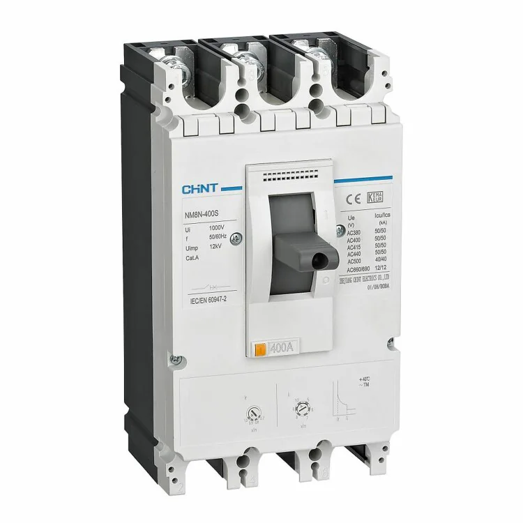 Выключатель автоматический 3п 350А 50кА NM8N-400S TM с рег. термомаг. расцеп. CHINT 268949