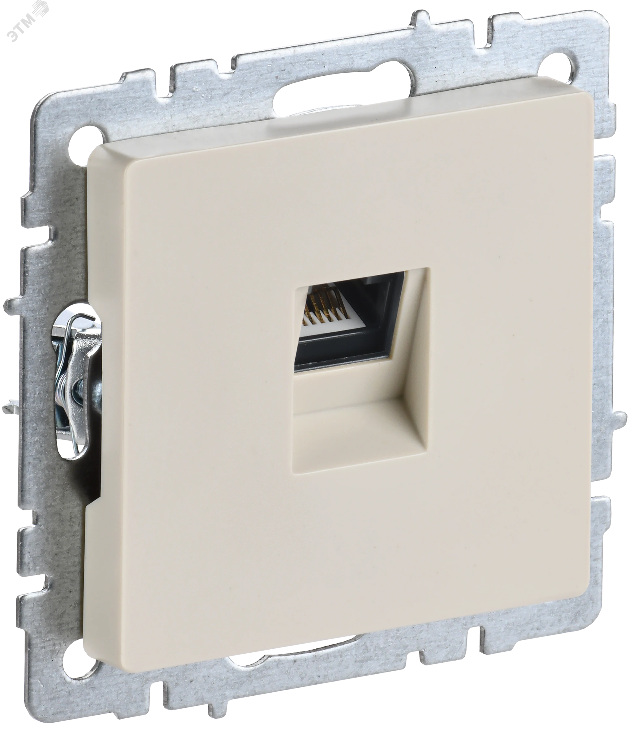 Розетка компьютерная СП RJ45 кат.5E BRITE РК10-БрКр беж. BR-K10-1-K10