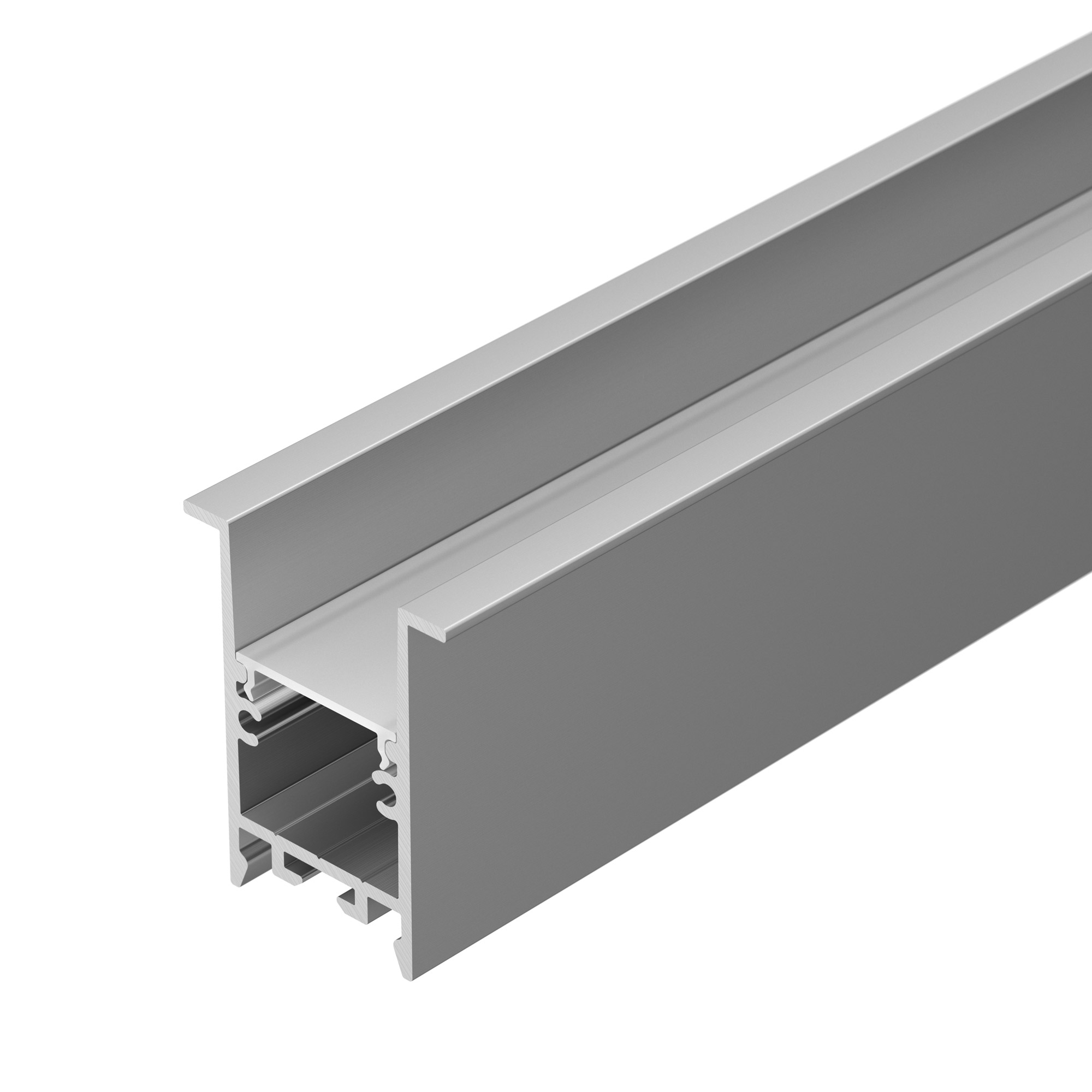 Профиль SL-COMFORT-3542-F-2000 ANOD 031764 - Алюминиевый анодированный профиль для светодиодных лент и линеек. Экран утоплен в плоскости профиля, что позволяет скрыть источник света от прямого контакта с глазами. Габаритные размеры (LхWхH): 2000x34,7x42,2