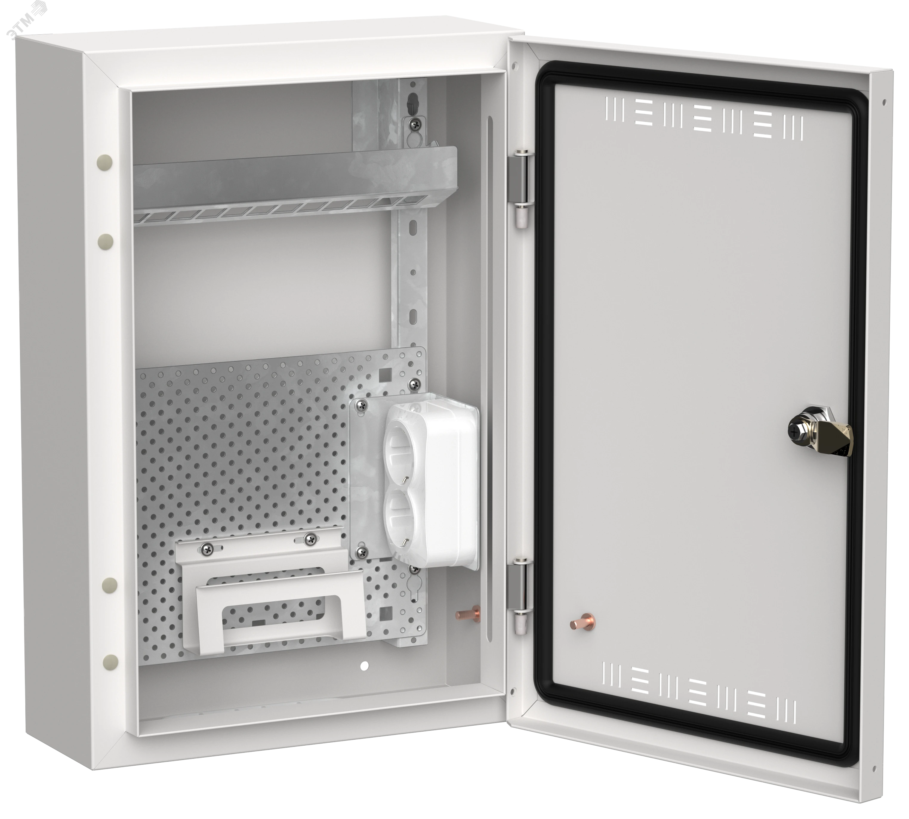 TITAN 5 Корпус мультимедиа ЩРн-24 (1х24) 460х310х140мм IP30 белый IEK TI5-51-N-024-30