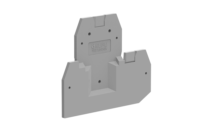 Торцевая крышка TU16-2-GY-EA - Торцевая крышка для клемм TU16-2…, цвет: серый