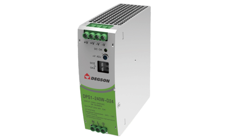 Блок питания DPS1-240W-D24 - Источник питания, однофазный, 24V / 10A / 240W; диапазон входных напряжений: 100 - 240VAC / 100 - 370VDC, монтаж: на DIN рейку, температура окружающей среды –30°C…+70°C