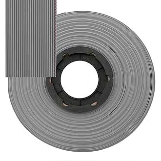 RC-24 / FRC-24 - Плоский кабель шлейф 24pin, шаг 1.27мм, бухта 30,5 м.