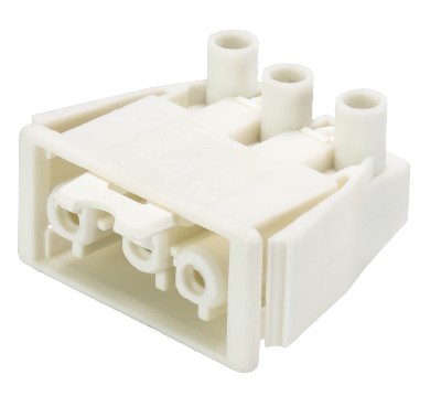 Розетка GST18I3S B1  R V   WS - Розеточный разъем в панель, 3 полюса, винтовая фиксация, номинальное напряжение: 250V, номинальный ток: 20A, цвет: белый, серия gesis GST18i3