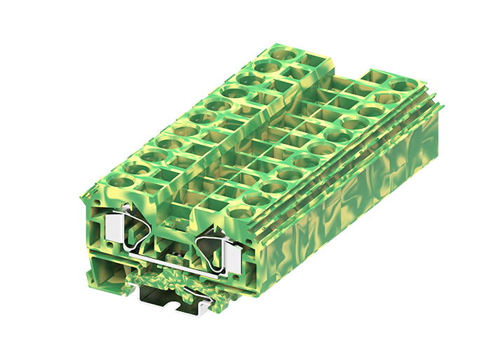 Заземляющая клемма 216917 - Заземляющая клемма, TA16, тип фиксации провода: пружинный, номинальное сечение: 16 мм кв., ширина: 12 мм, цвет: серый, тип монтажа: DIN 35
