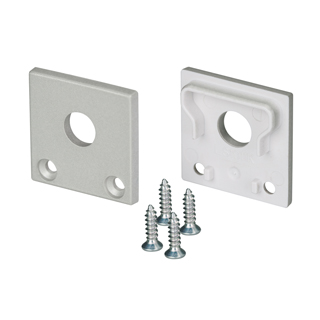 Заглушка SL-LINE-2011M SQUARE с отверстием 024325 - Пара заглушек с отверстием для профиля SL-LINE-2011M с экраном SQUARE. В комплекте 2 заглушки, 4 шурупа. Цена за весь комплект.