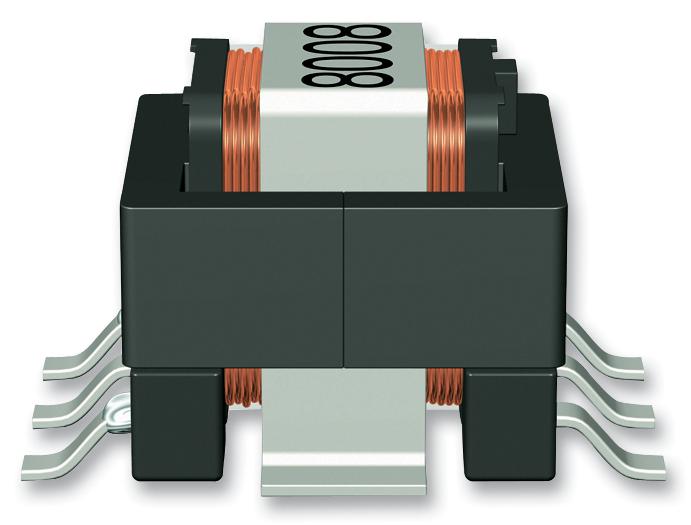 B82801B0803A020 - Датчик тока 1:100 1000VAC 0.0008Ohm Prim. DCR 5.5Ohm Sec. DCR 2000uH Prim. 20000mA Prim. 6Te