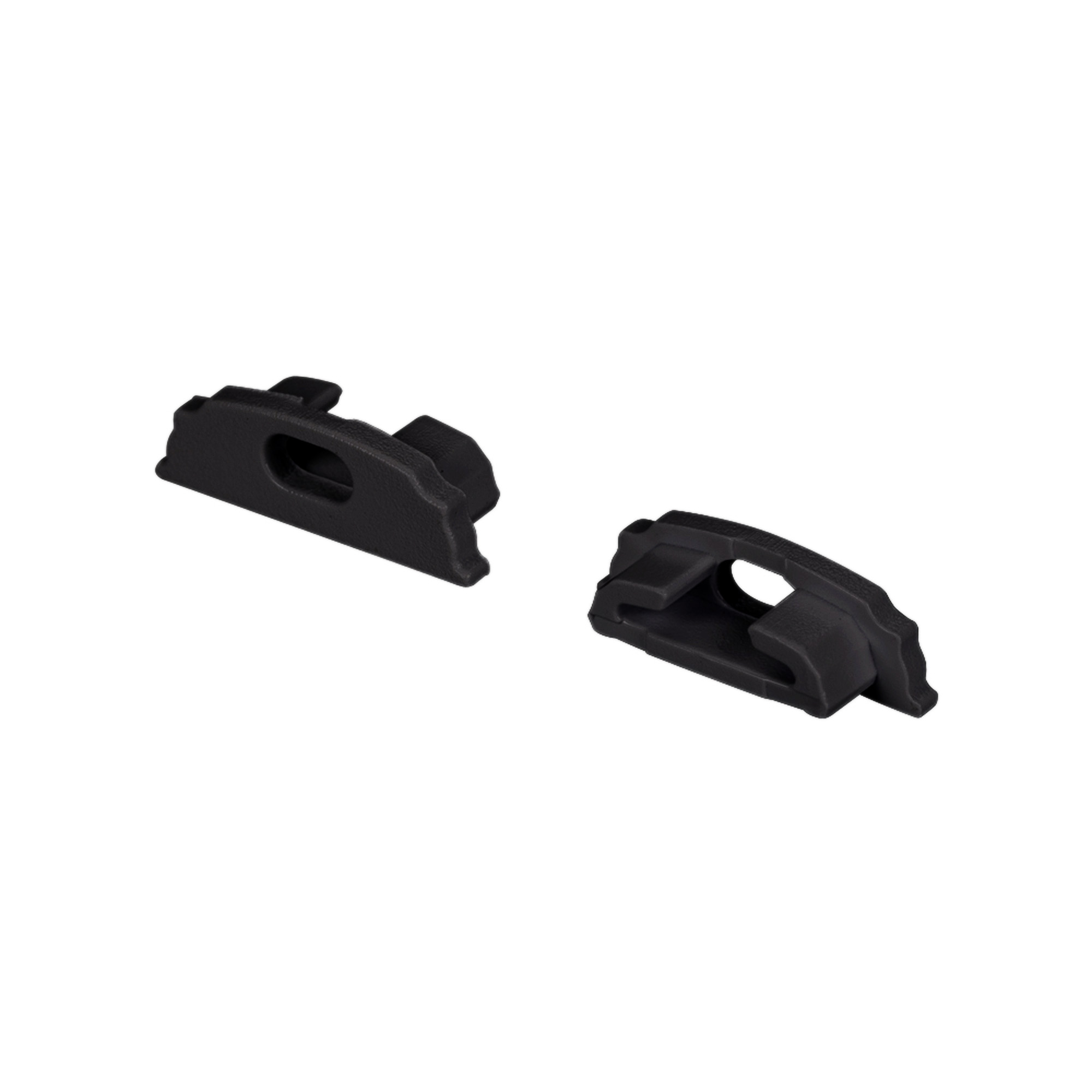 Заглушка ARH-BENT-W18 BLACK с отверстием 039589 - Заглушка с отверстием для профиля ARH-BENT-W18-2000 BLACK. Материал пластик, черный. Цена за 1 шт.