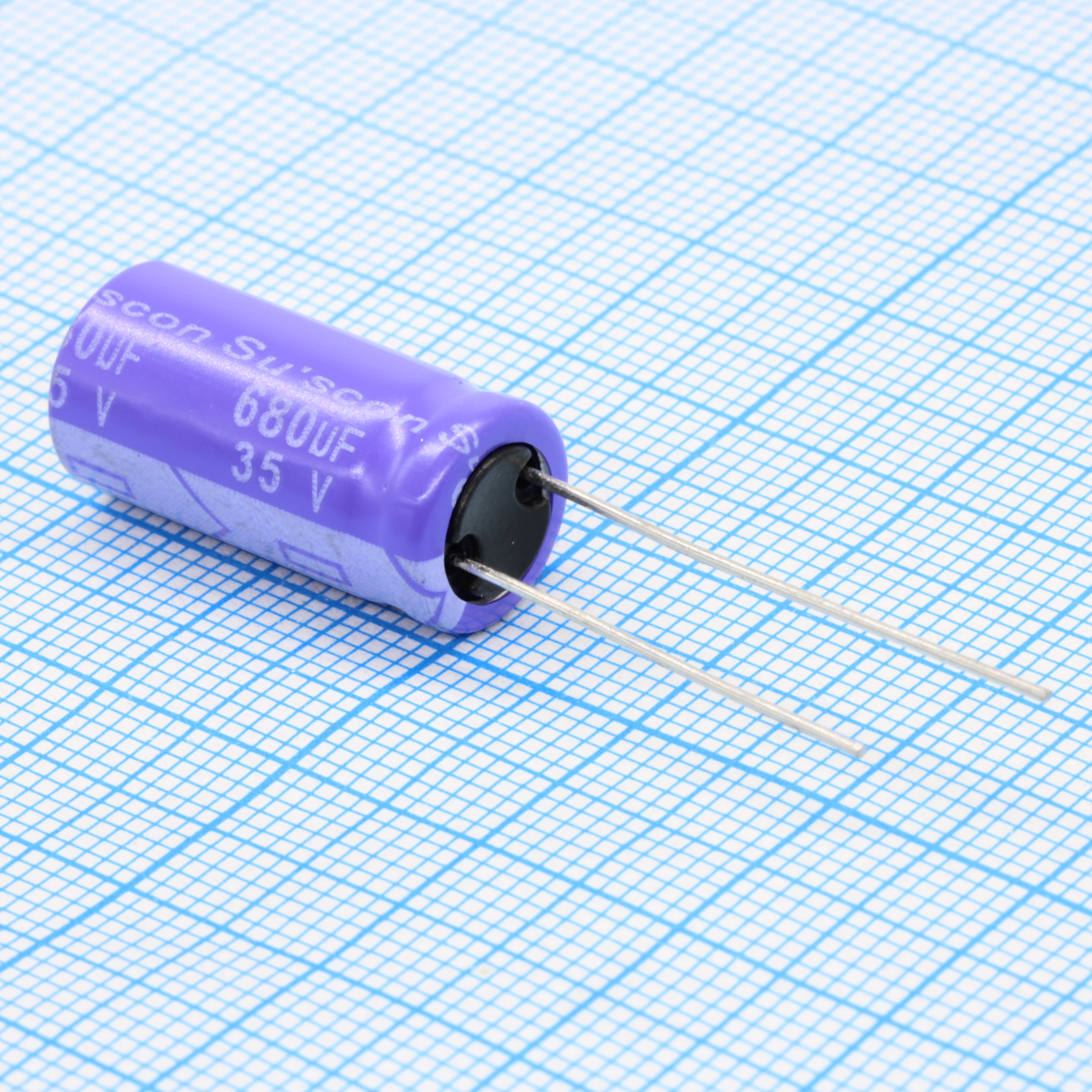 HX035M681G20TKKKS00R - Конденсатор алюминиевый электролитический 680мкФ 35В ±20% радиальный (10х20)мм 105°C