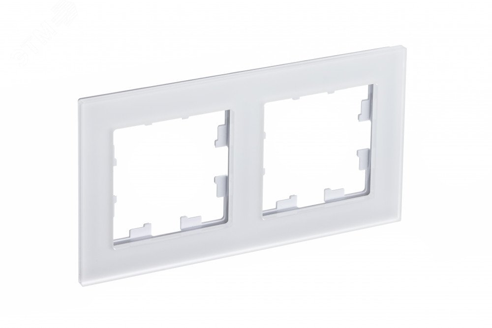 Рамка 2-м AtlasDesign Nature матов. стекло бел. SE ATN330102