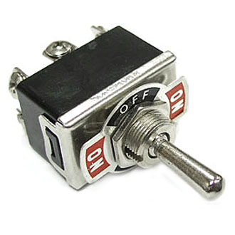 KN3(C)-203 ON-OFF-ON - Тумблер ON-OFF-ON (6c) 3А 250В винтовое крепление